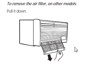 How do I reset my GE air conditioner?