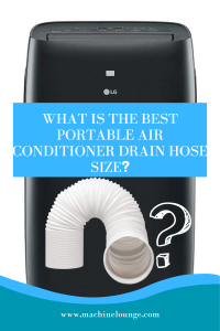 lg portable air conditioner hose size
