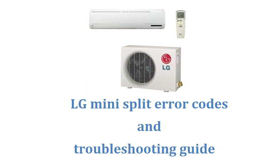 LG mini split error codes