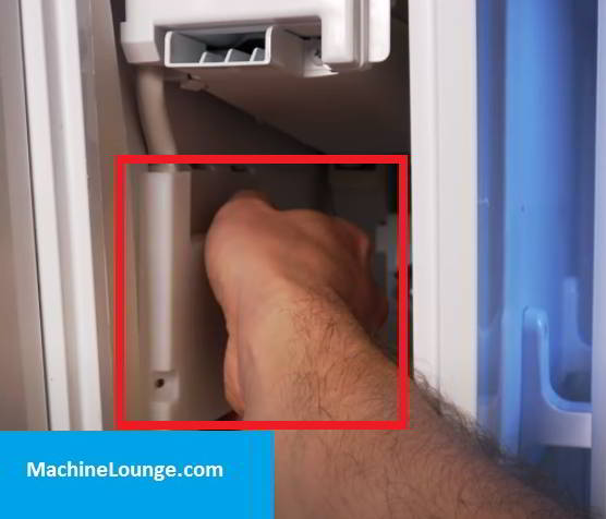how to remove lower ice maker from samsung refrigerator