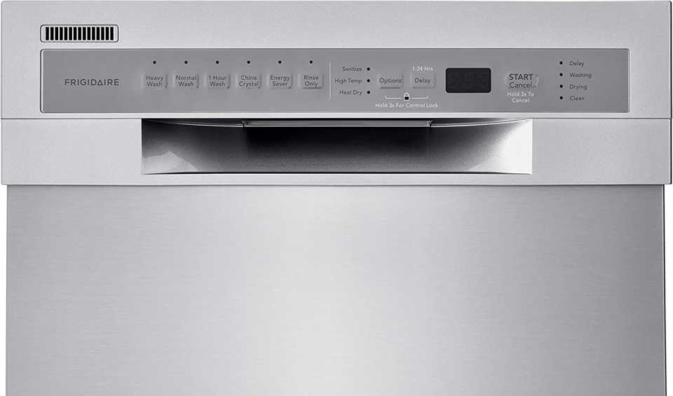Frigidaire dishwasher control panel reset