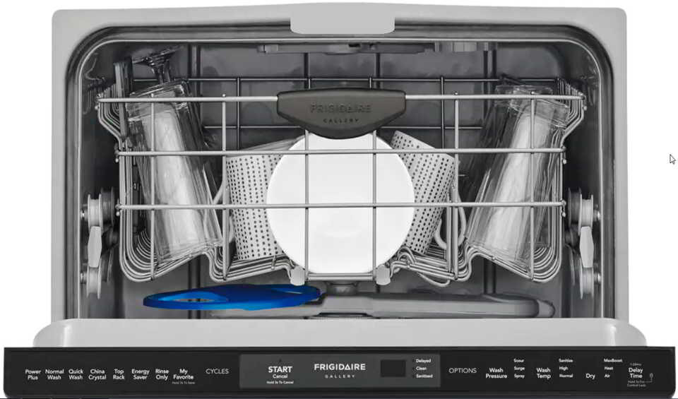 How to reset a Frigidaire gallery dishwasher