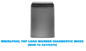 how to put whirlpool top load washer in diagnostic mode