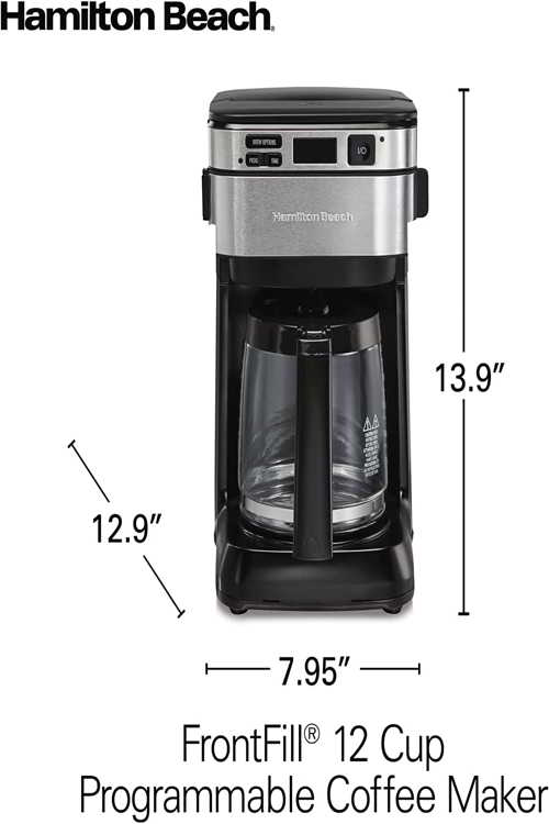small coffee maker with timer