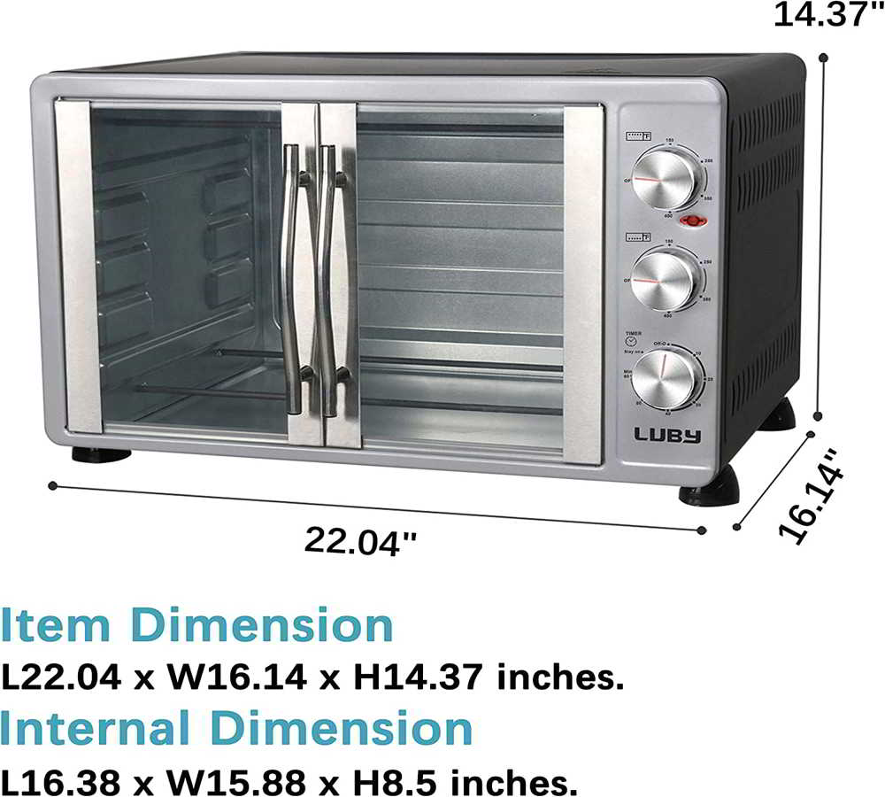 large countertop oven for baking cakes