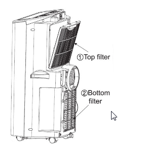 lg portable air conditioner not blowing cold air