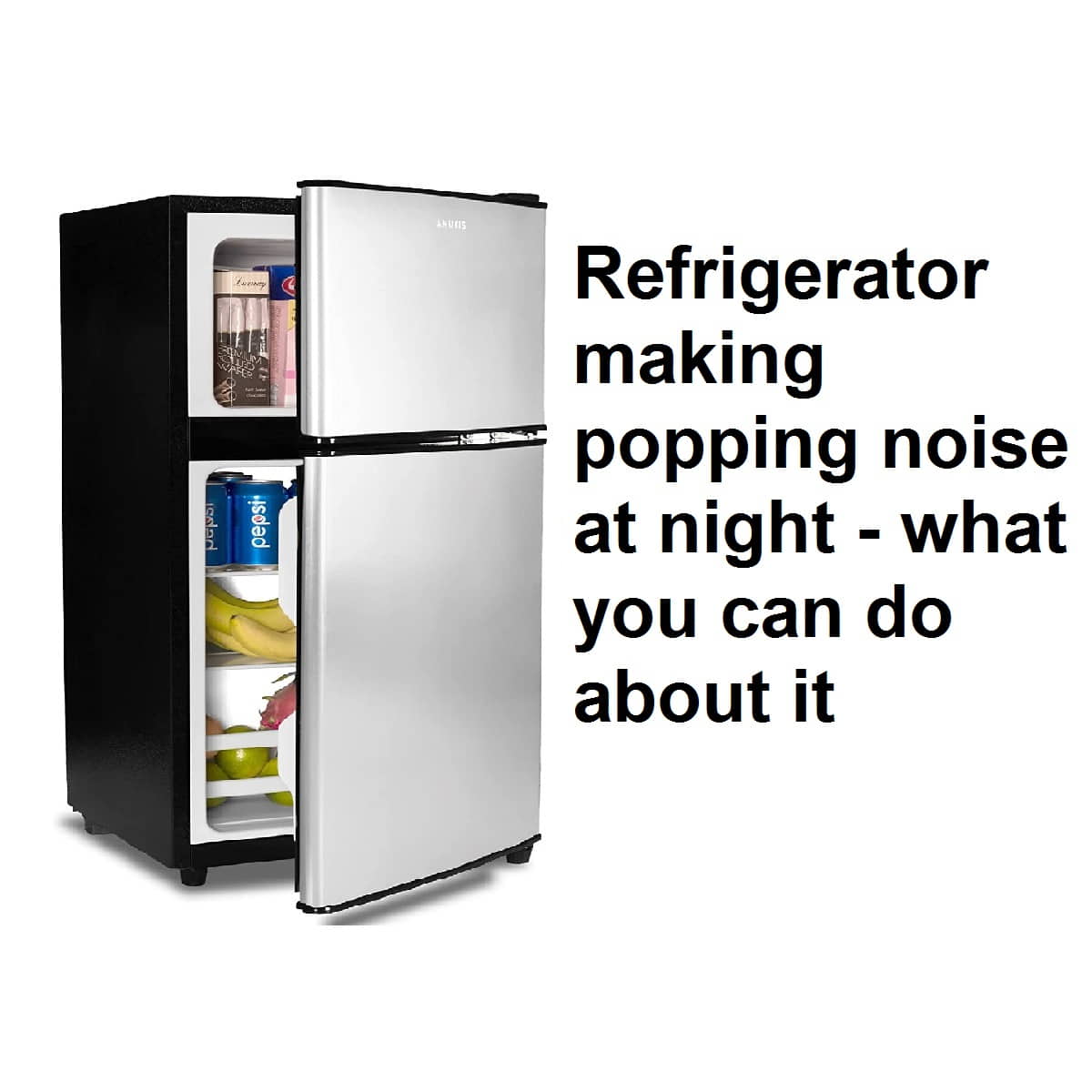 Refrigerator making popping noise at night
