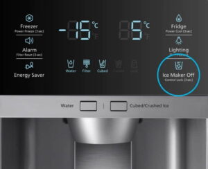 Samsung bottom freezer ice maker stopped making ice