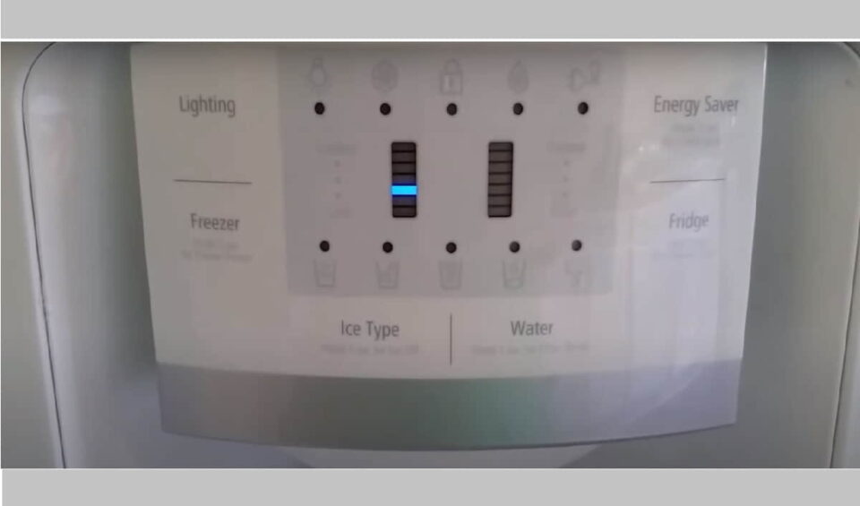 Samsung refrigerator blinking blue light