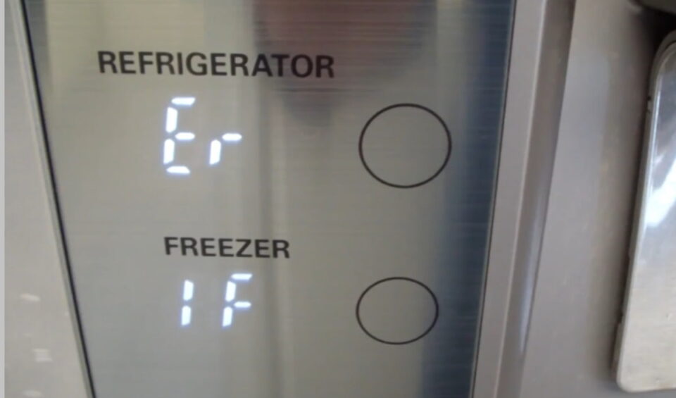 LG refrigerator blink codes
