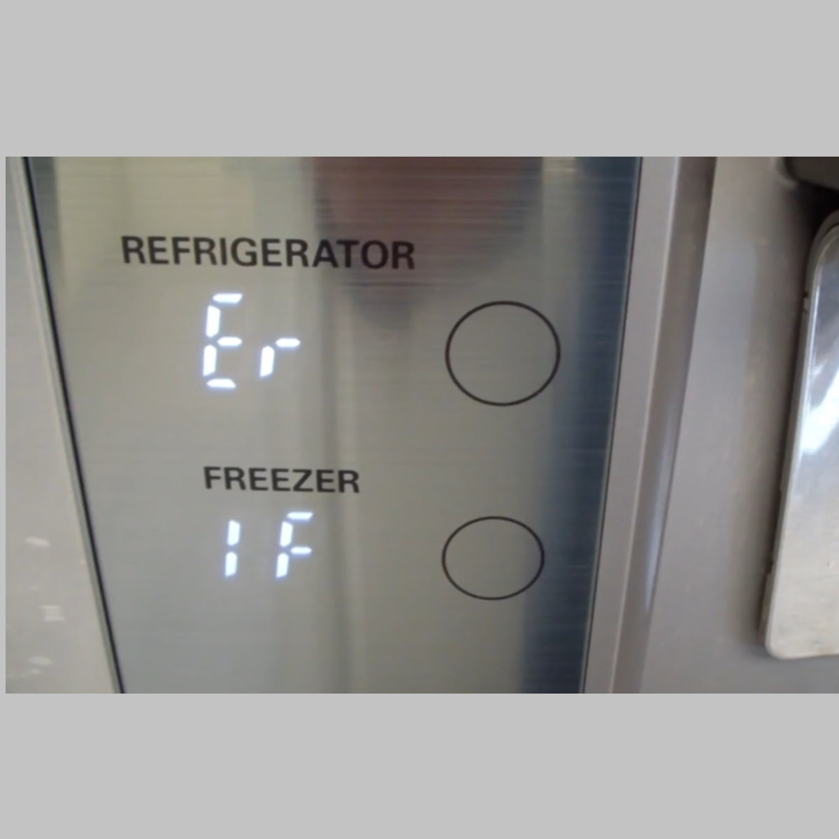 LG refrigerator blink codes