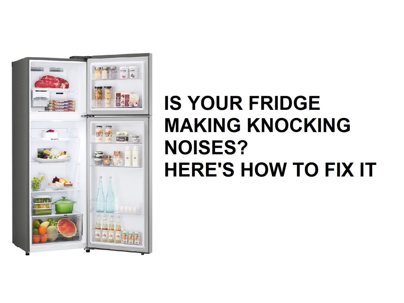 why does my refrigerator make a knocking noise