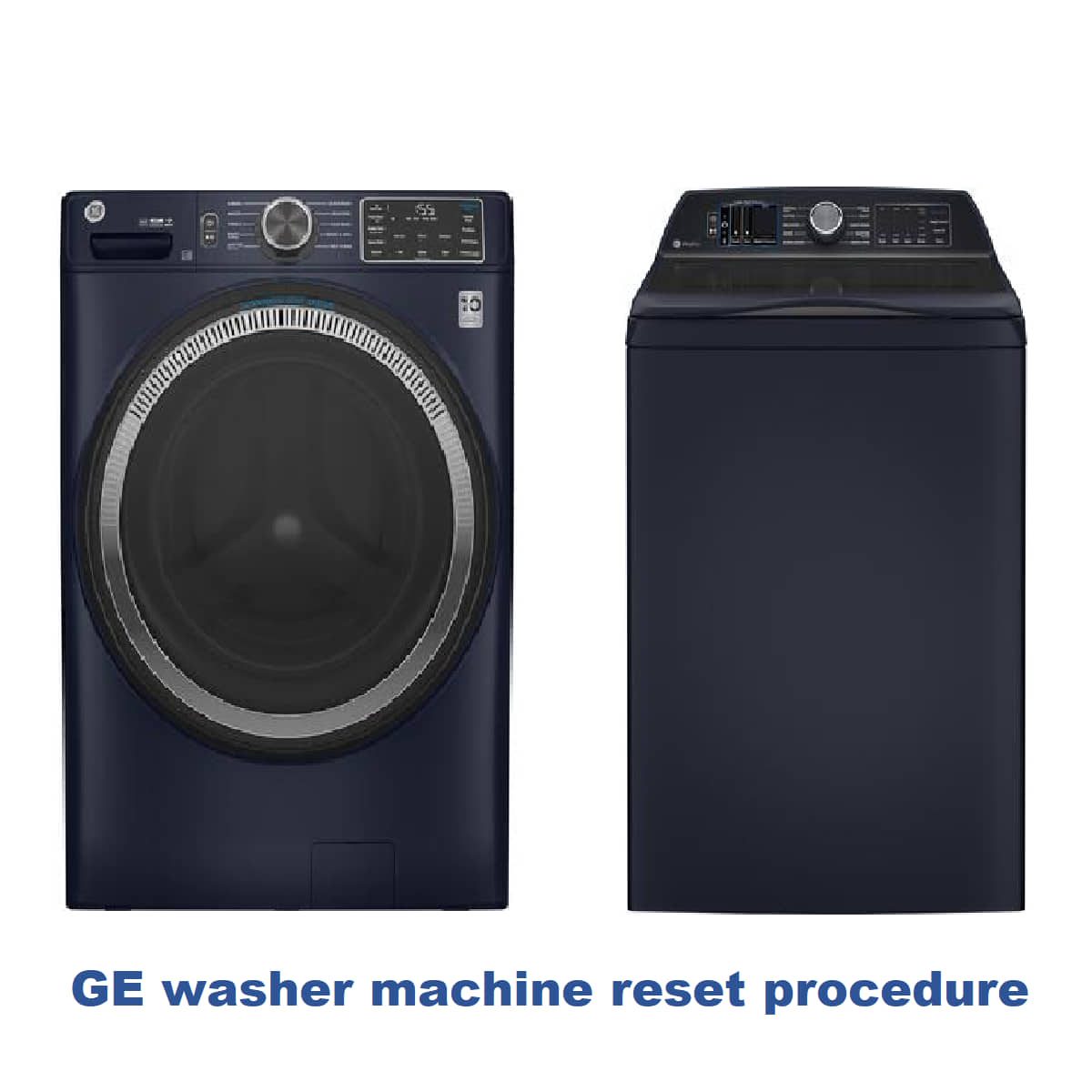GE washer machine reset