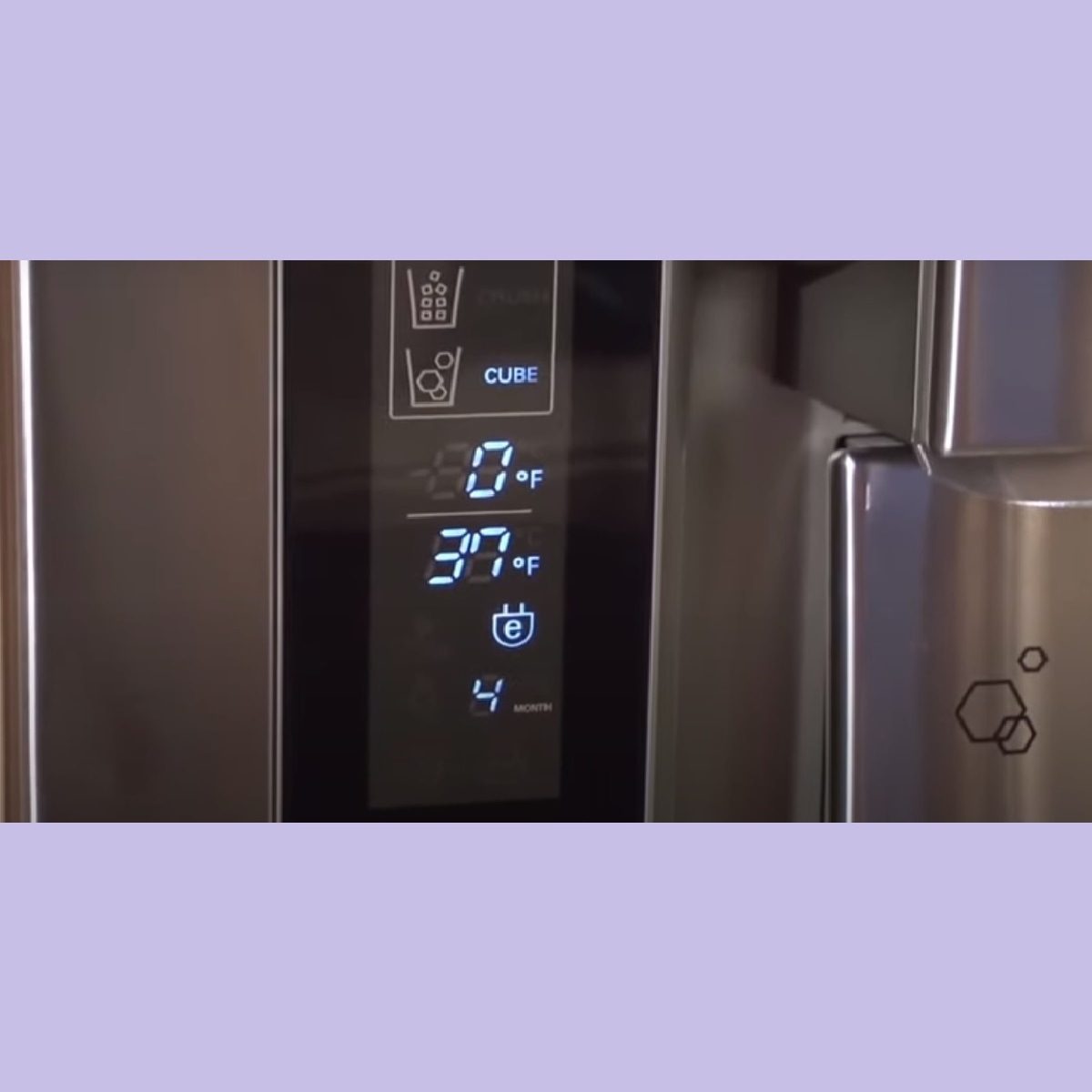 How to reset LG refrigerator temperature