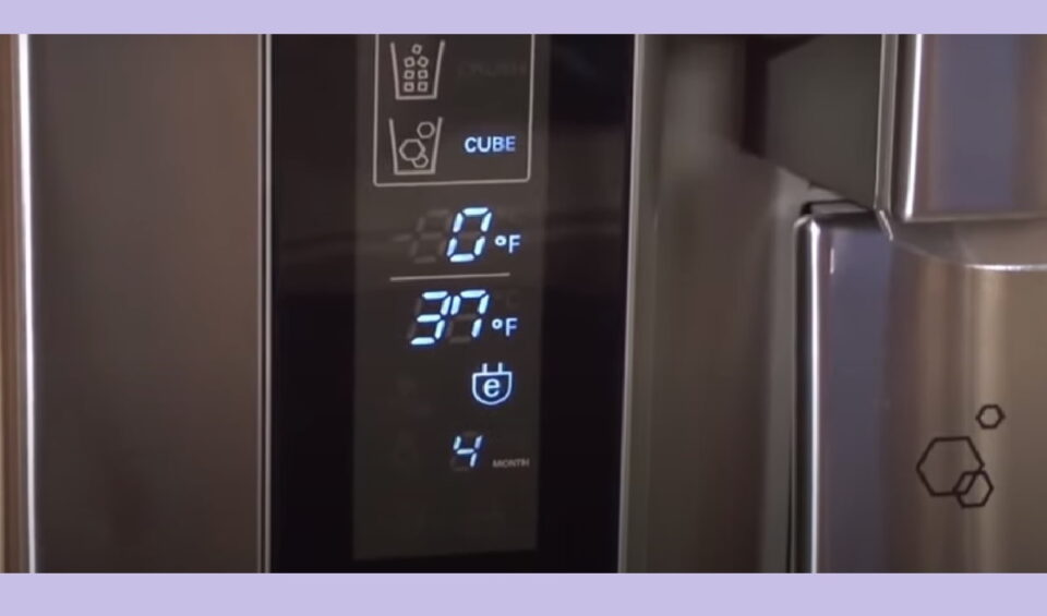 How to reset LG refrigerator temperature