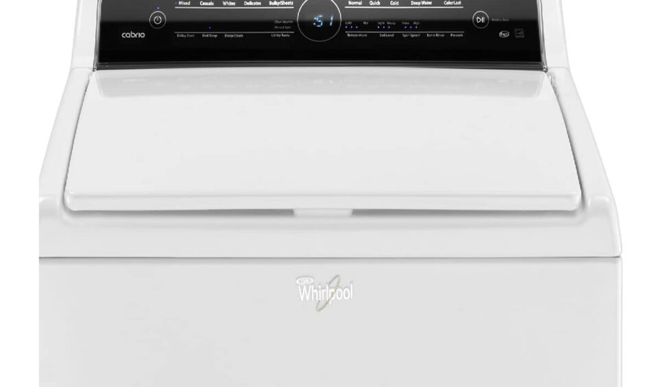 How to reset Whirlpool washer touch screen