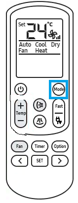 how to use samsung ac remote