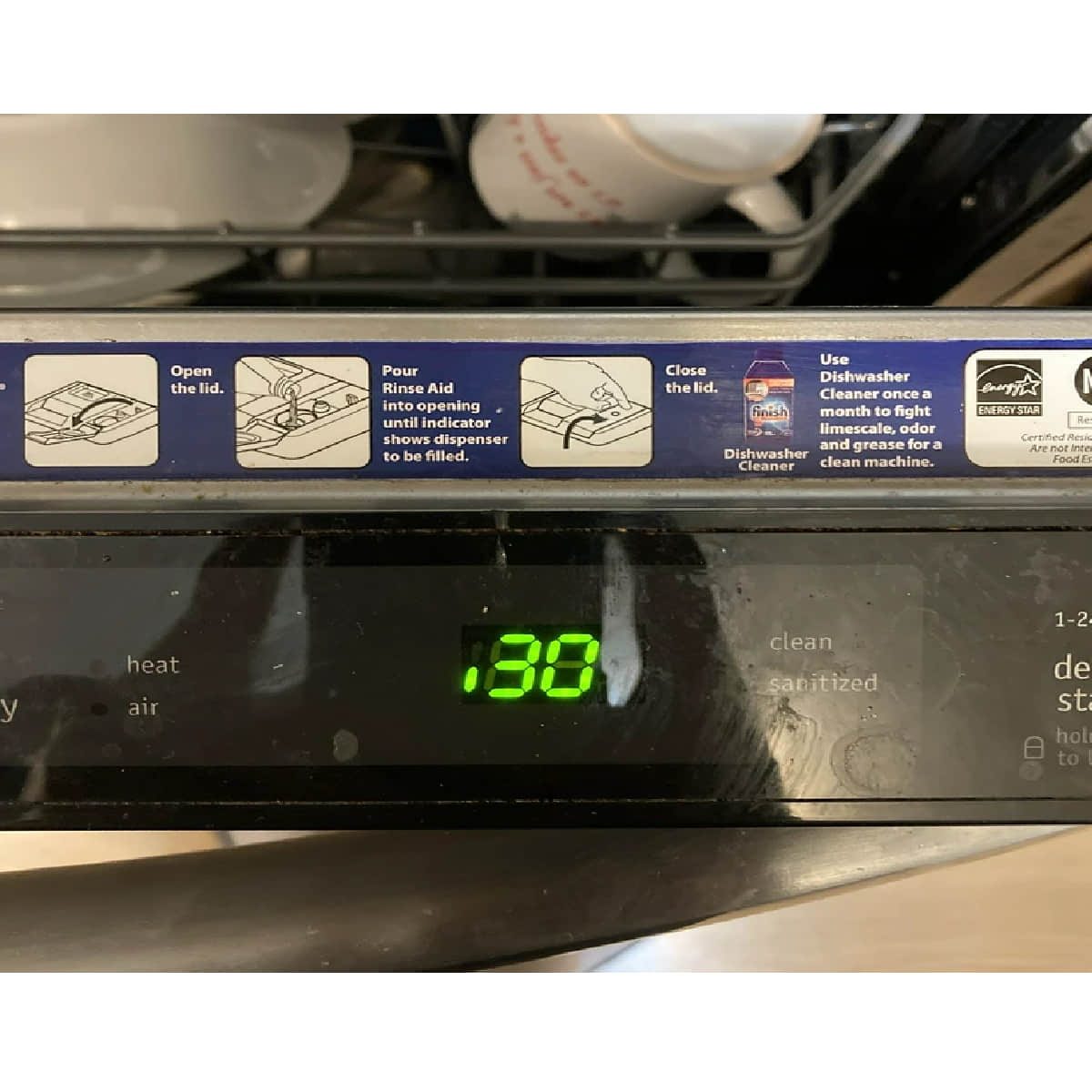 Frigidaire dishwasher code 30